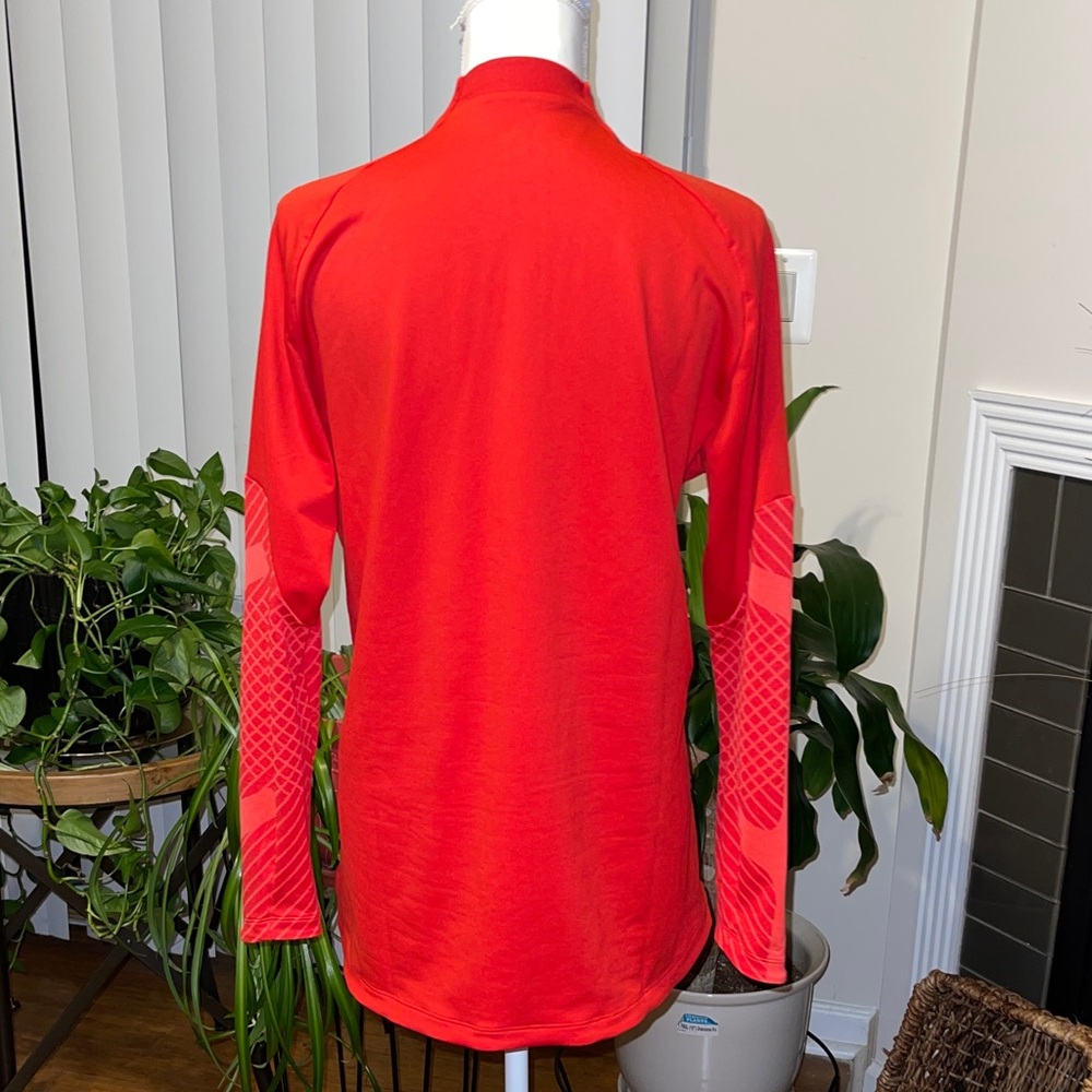 Nike Bright Red Athletic Pullover - image 8